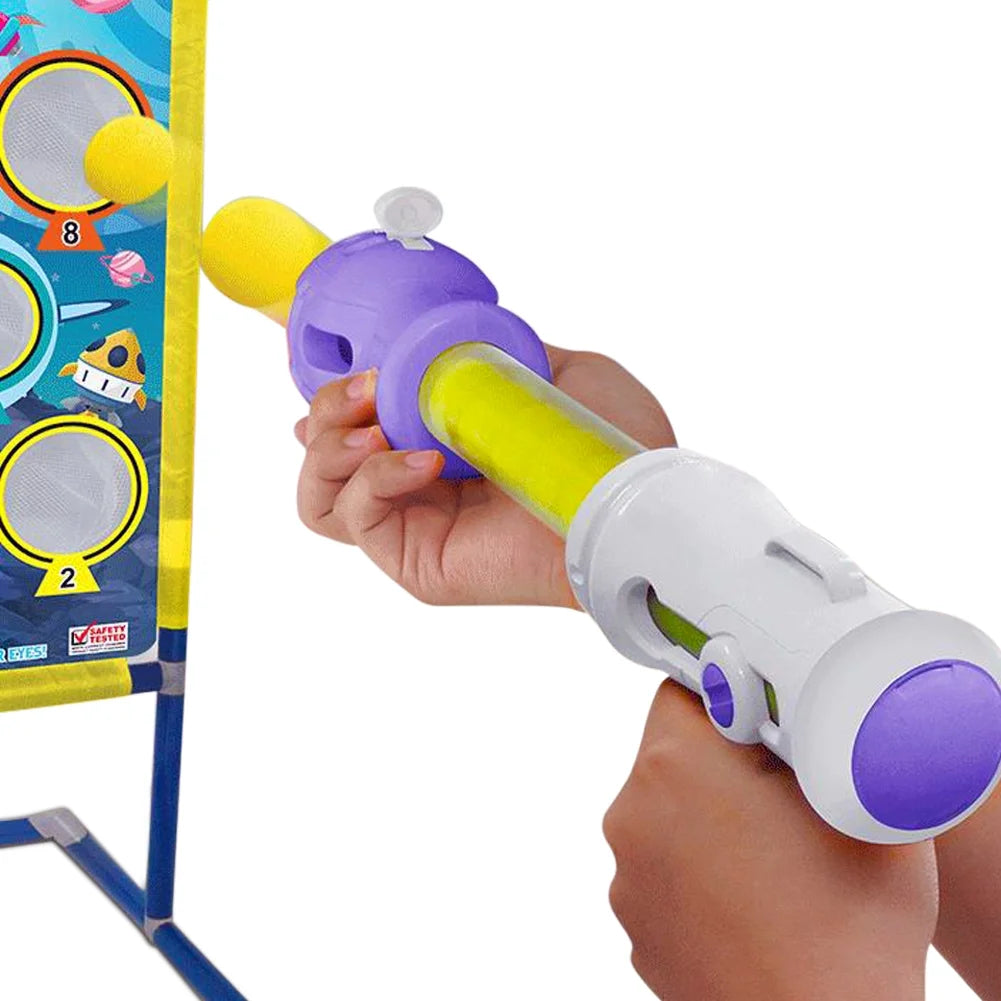 3 Packs Foam Ball Air Toy Guns with Shooting Target, 48 Foam Balls Q401777