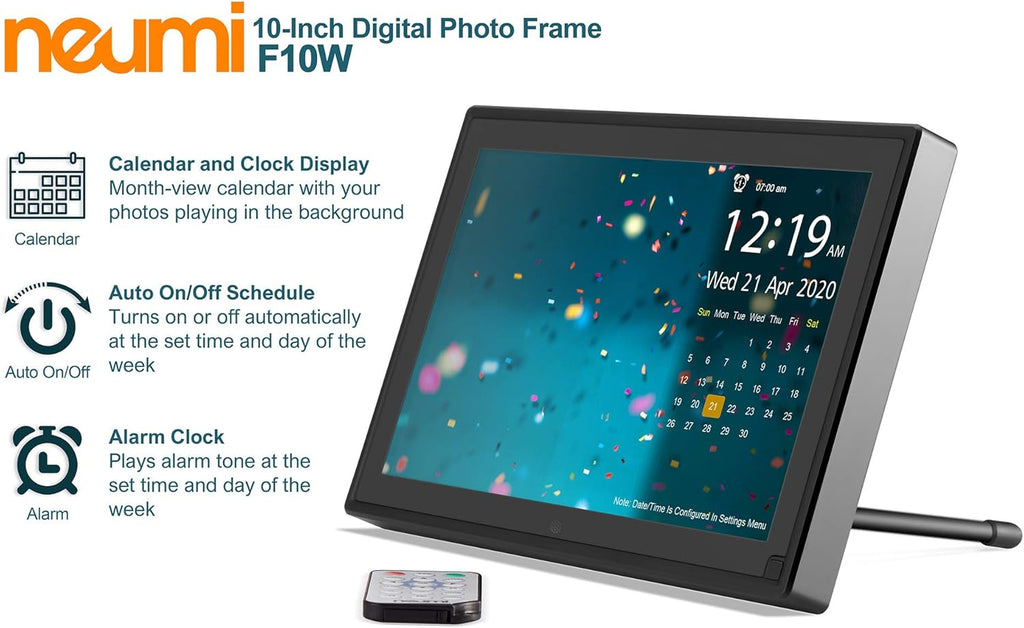 10-Inch IPS LCD Digital Photo Frame Pack of 2 G3090