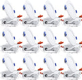 12-Pack 6 Inch LED Recessed Lighting with Junction Box, 4000K Cool White, Dimmable K6303