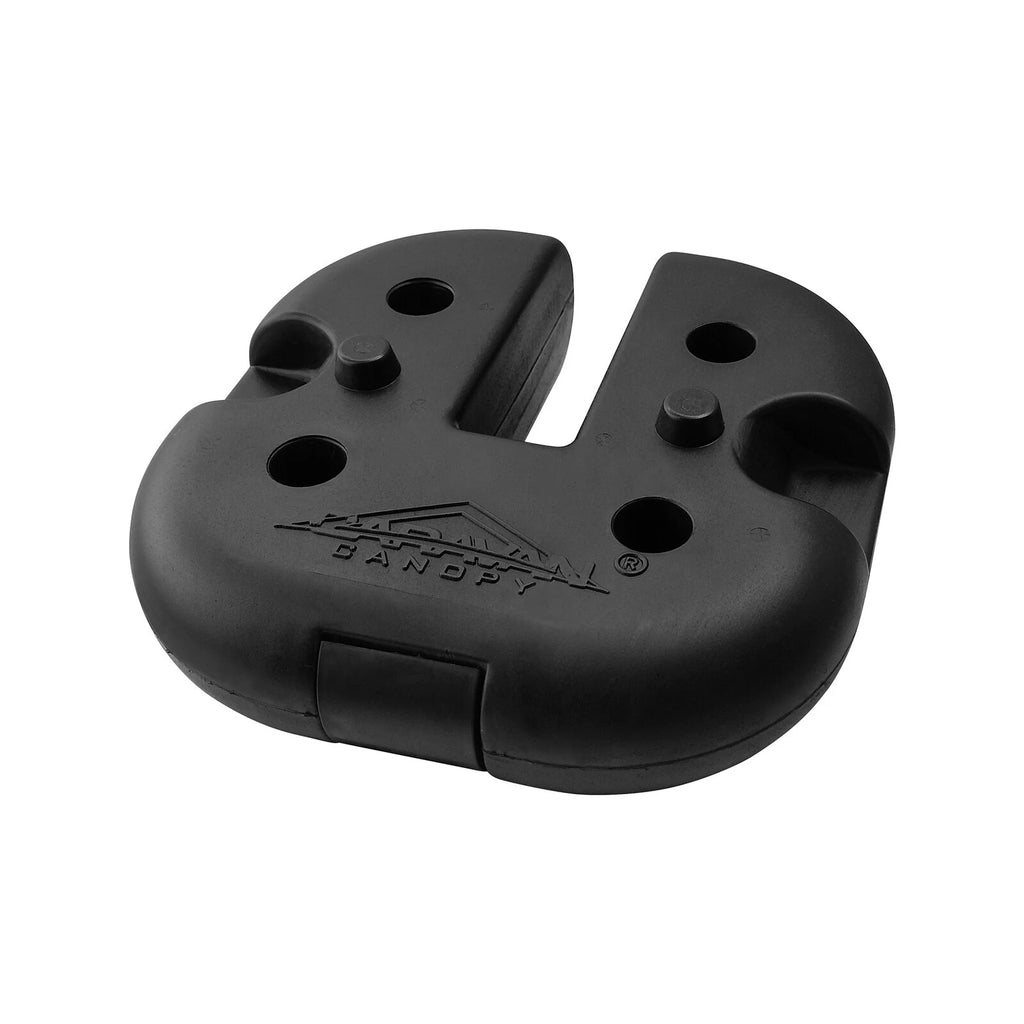 Rubber 6 Pound Cement Canopy Weight Plate, Set of 4 N754