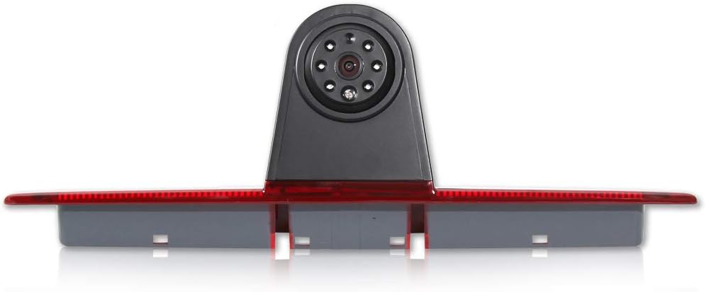 3rd Brake Light Backup Rear View Reverse Camera for Sprinter Vans 2007-2019, 150° Roof Top Mounting Parking Camera, 8 IR Night Vision Lights, Pack of 2 E89432