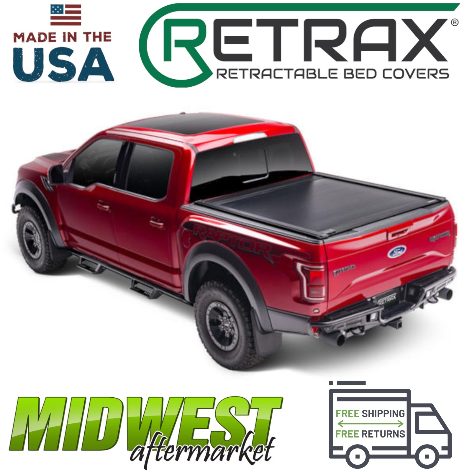 Retractable Truck Bed Tonneau Cover O128
