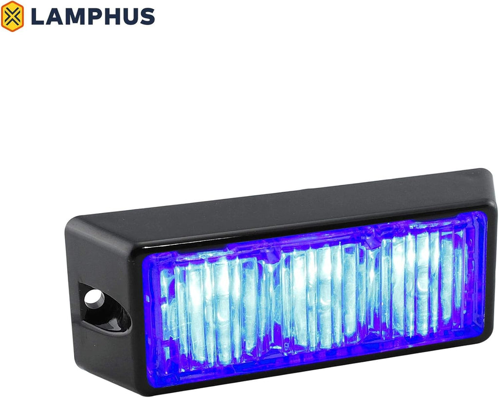 4pc 3.5" 3W Amber LED Flashing Strobe Light Head Surface-Mount G520854