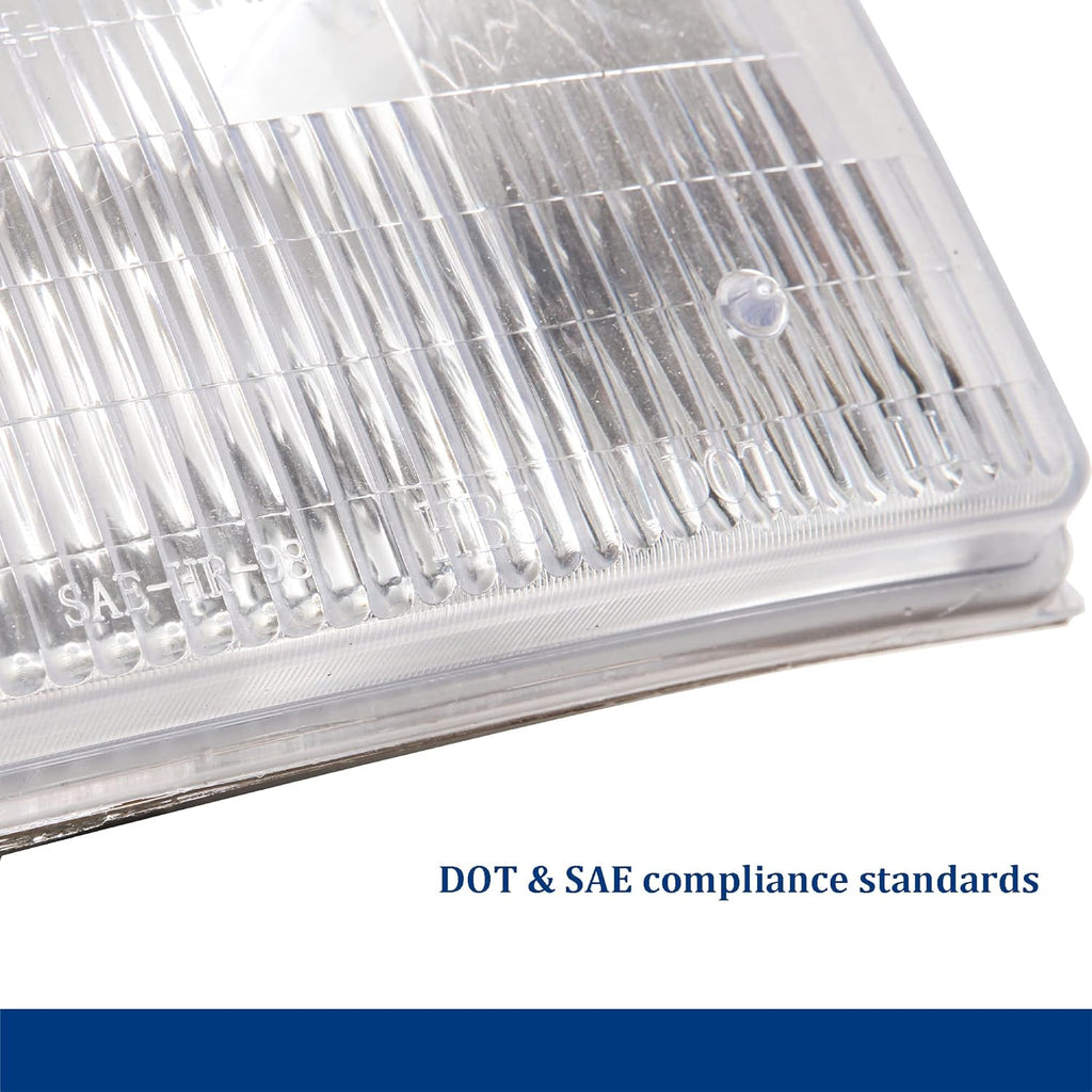 Headlight Assembly for 1998 1999 2000 Ford Ranger Pickup Truck Left Driver and Right Passenger Side without Bulbs Pack of 2 C83592