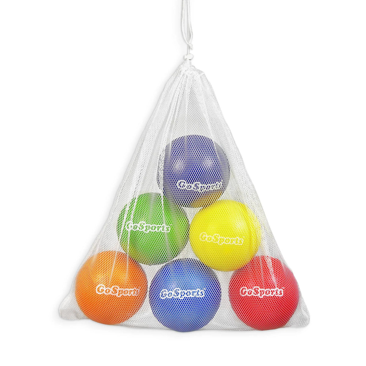 6 count Elephant Skin Dodgeball with Mesh Carry Bag H494206