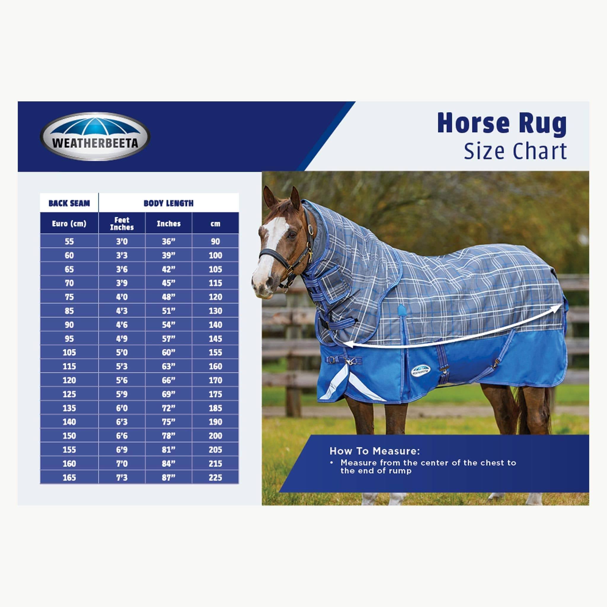 White/Blue Ripshield Detach-A-Neck Fly Sheet B51347