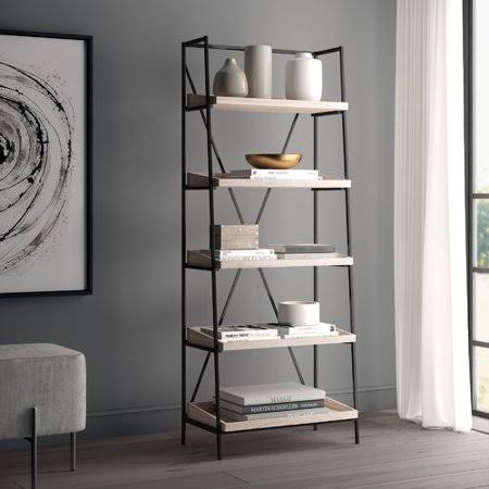Blonde Etagere Bookcase Y133