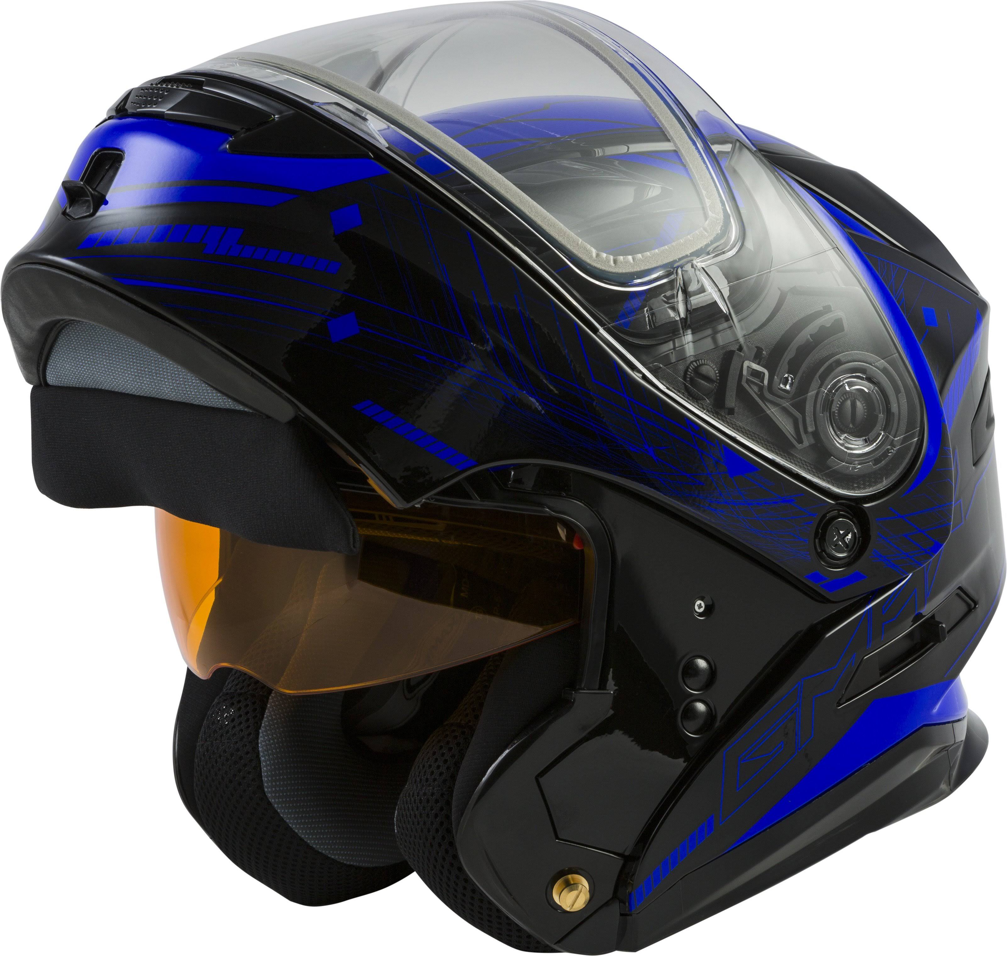 Modular Wired Snow Helmet Black/Neon Orange Medium Z457156