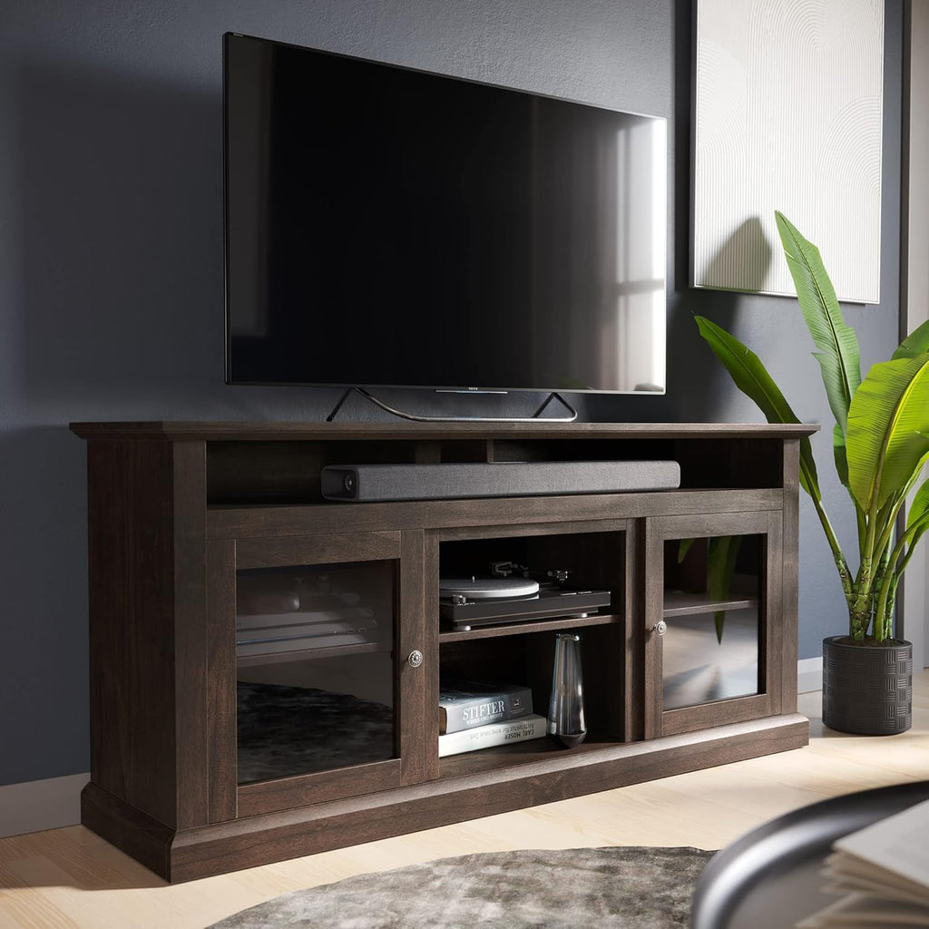 Gray Wash Electric Fireplace TV Stand P17875