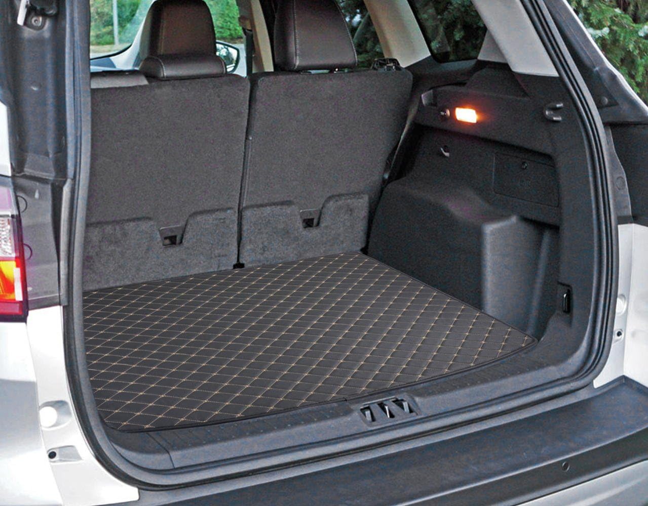 Luxury Padded PU Leather Trunk Mat Cargo Liner Q977