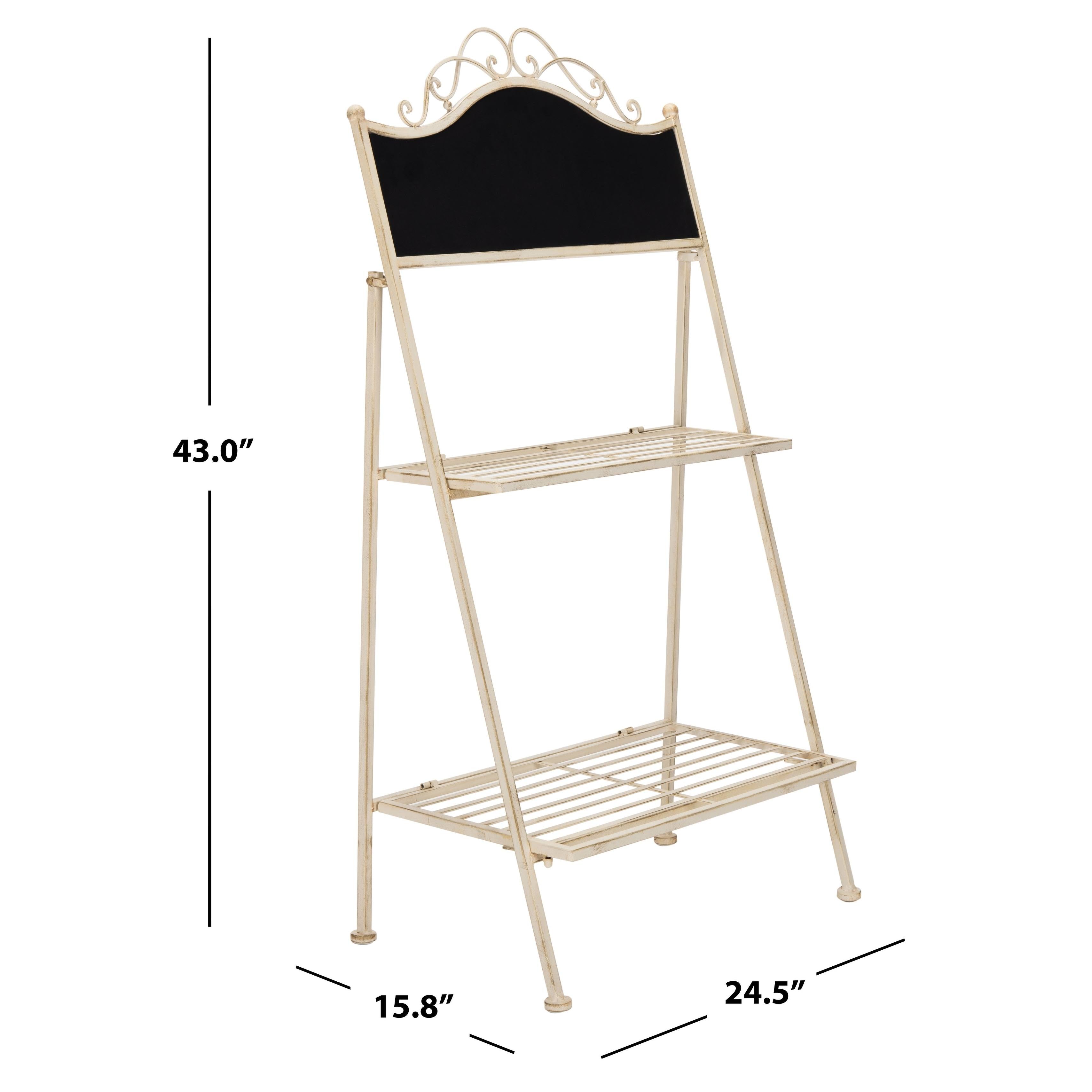 Pearl White Plant Stand H265