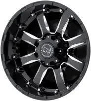 20x10 Gloss Black Wheel with 8x170 Bolt Pattern X875