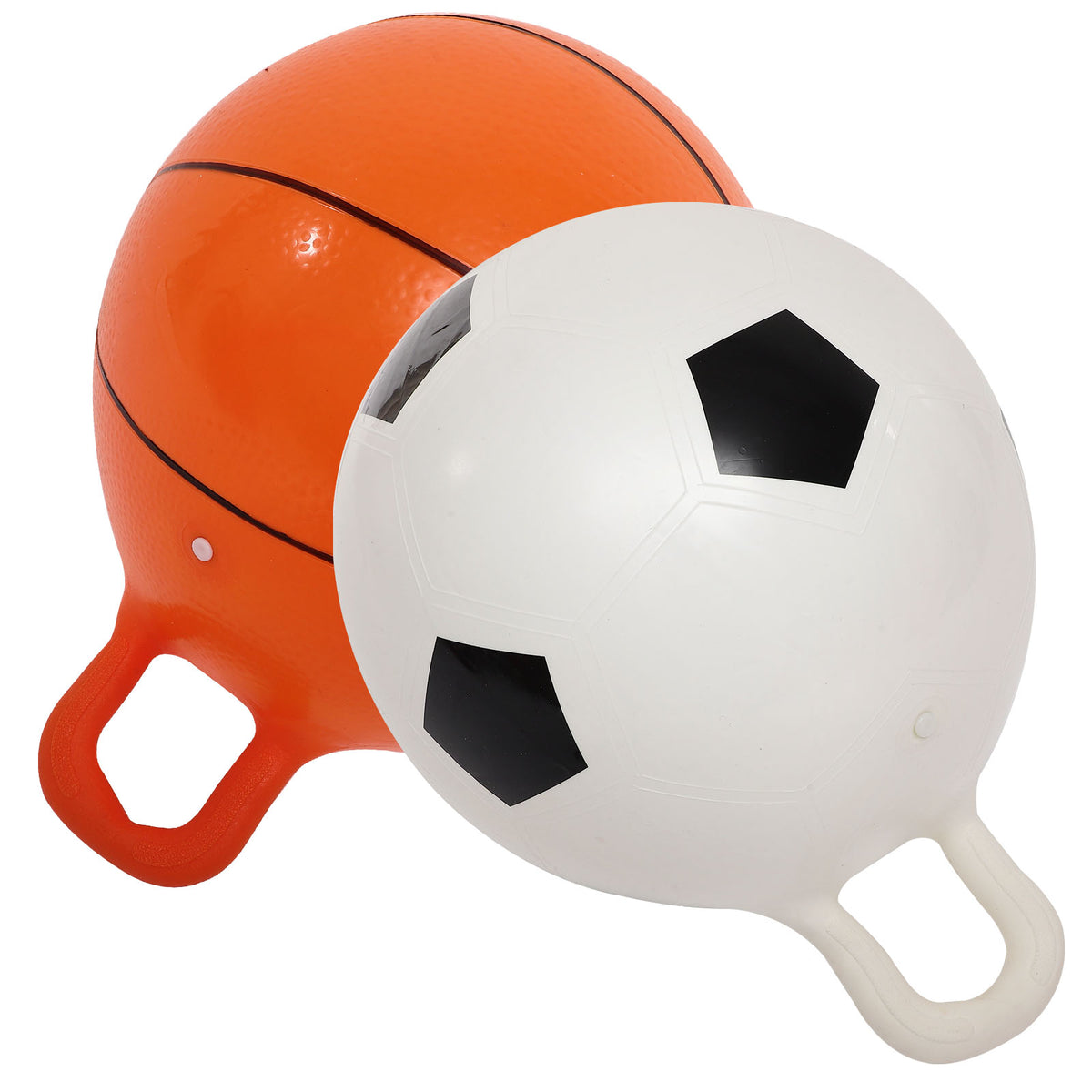2pcs Inflatable Exercise Ball Jumping Ball Basketball Football Shape Balls Q355699
