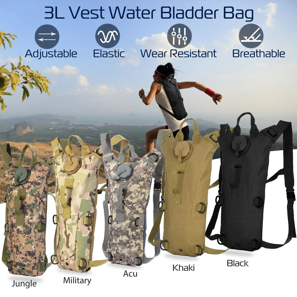 Black 3L Hydration Backpack J936920