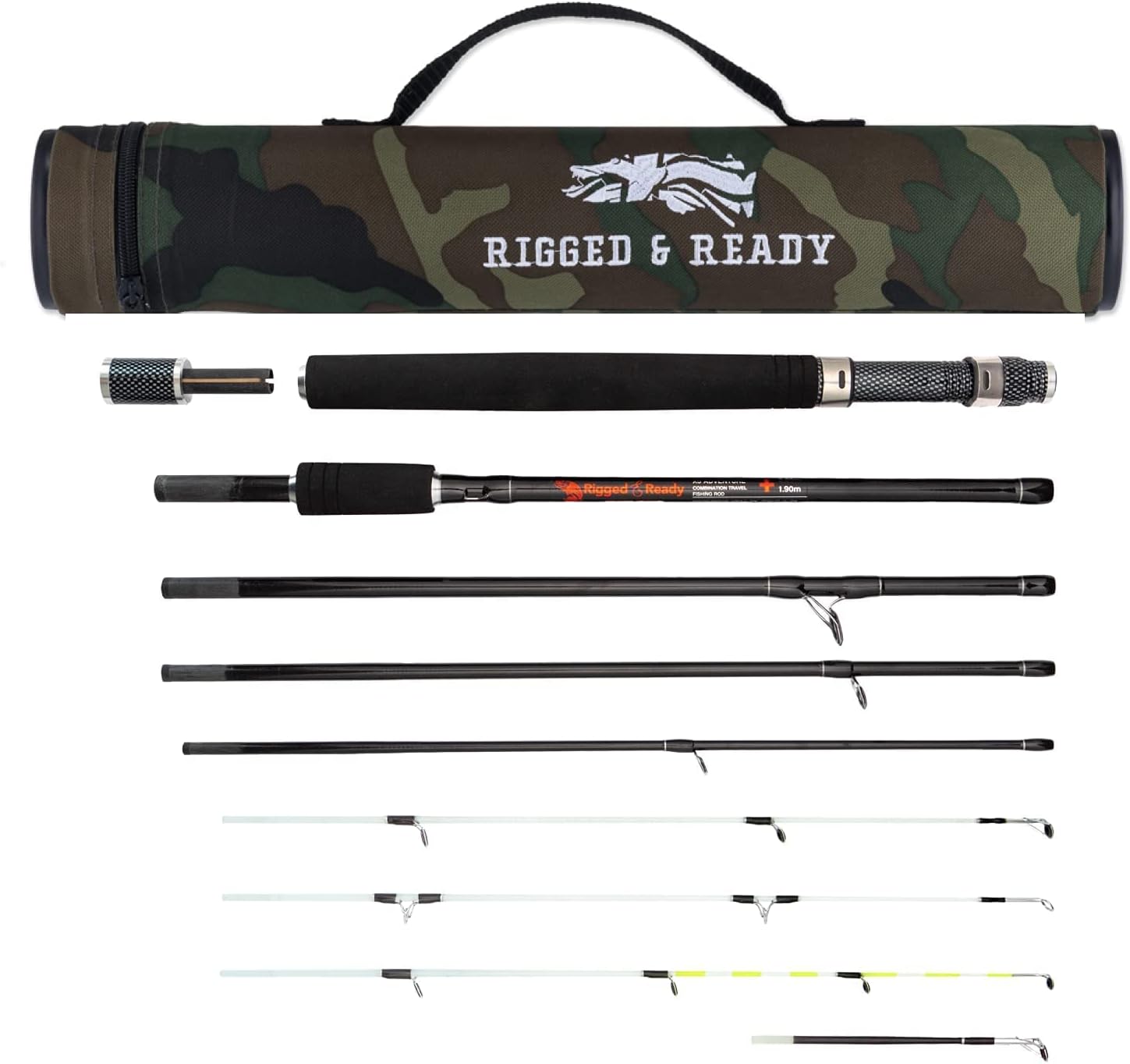 2.2m Multi-Function Spin Travel Fishing Rod R478
