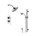 Chrome Rain Shower Faucet Set T5984