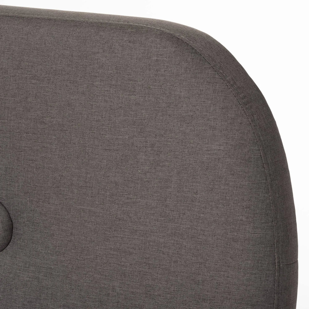 King Grey Platform Bed Q866238