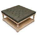 Tufted Textile Shelved Ottoman E82308