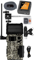 Solar Cellular Trail Camera with LIT-10 Battery, Micro SD Card, Card Reader, and Mount Y4464