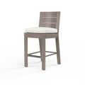 44x22 Patio Bar Stool with Cushion Cast Slate B60677
