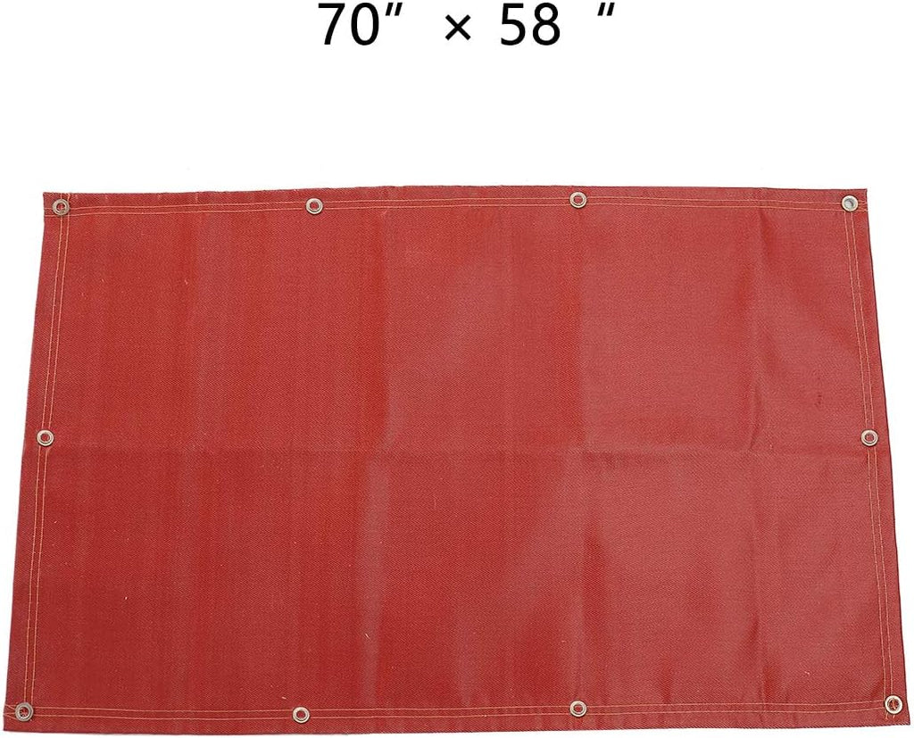 70"×58" Fireproof Silicone Fire Pit Mat L3784