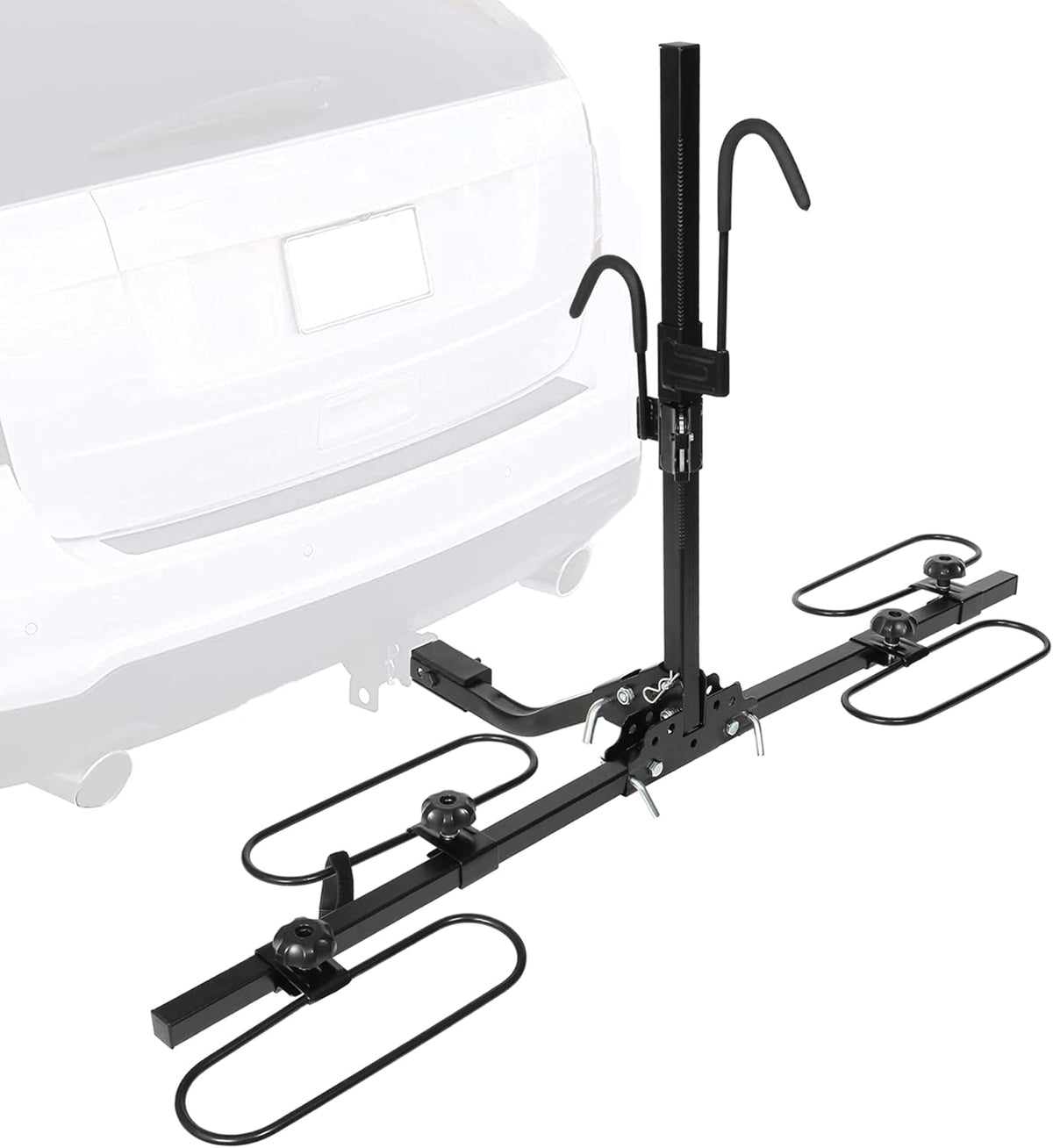 2 Bikes Hitch Mount Platform Bike Rack S684