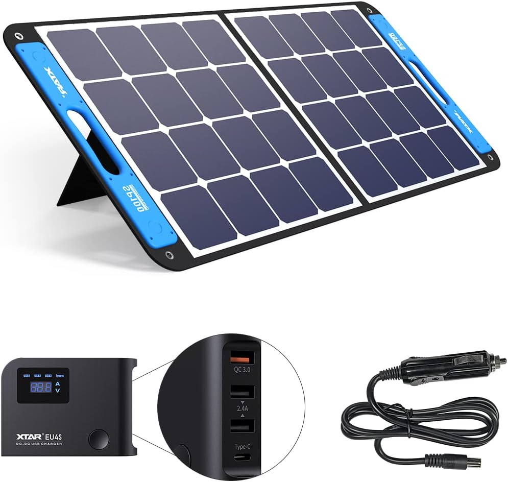 100W Foldable Solar Panel with Independent Charger E177