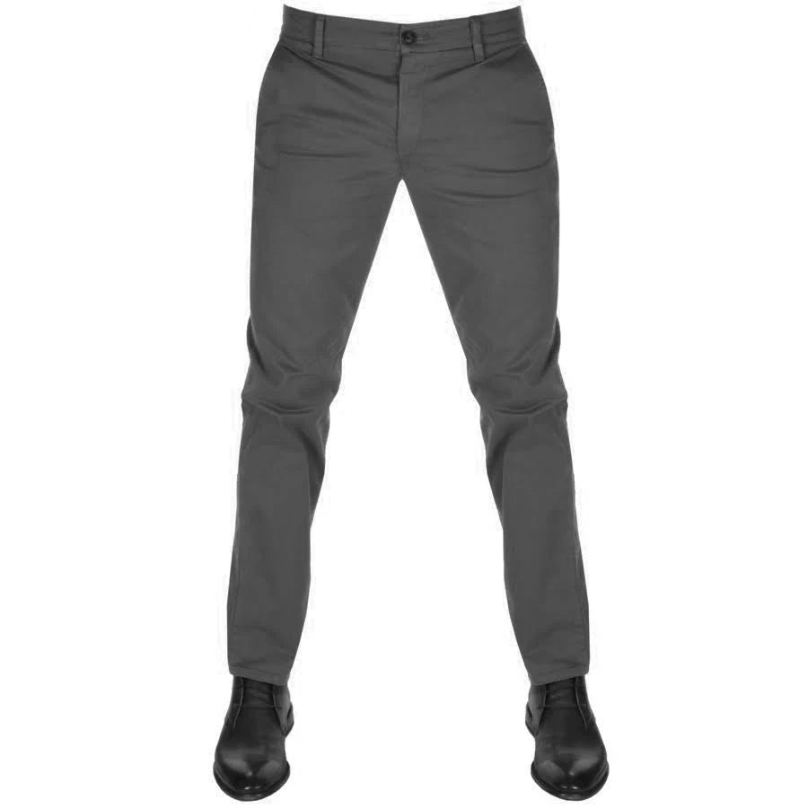 Grey Slim Chinos H409