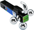 Tri Ball Mount with Hook, Chrome Pack of 2 S386