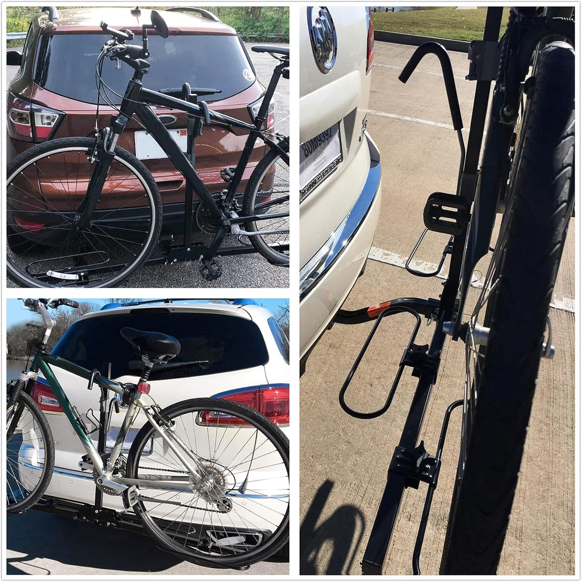 2 Bikes Hitch Mount Platform Bike Rack S684
