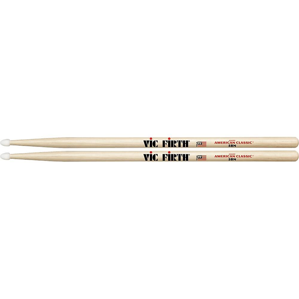 6-Pair Hickory Drum Sticks Nylon 5b J715