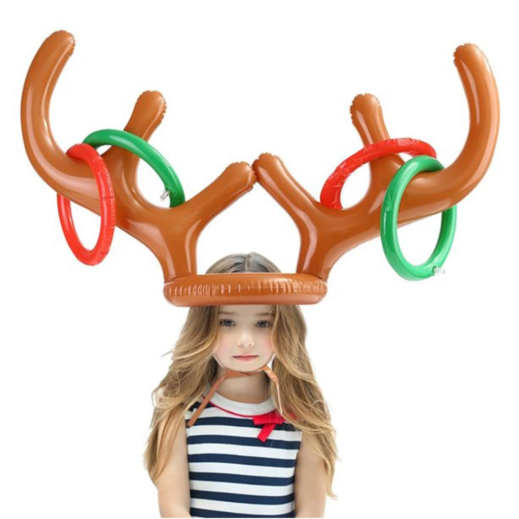 Inflatable Reindeer Hat Toss Game Q2460