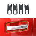 8 Pcs/Set ABS Imitate Carbon Fiber Handle Bowl Cover Door Lock Panel Frame For Ford F-150 Raptor 2015-2020 Car Exterior Decorative Sticker P37800
