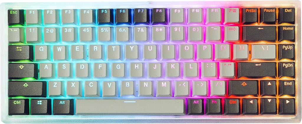 84-Key Hot Swappable Mechanical Keyboard with Translucent ABS Case Z77987