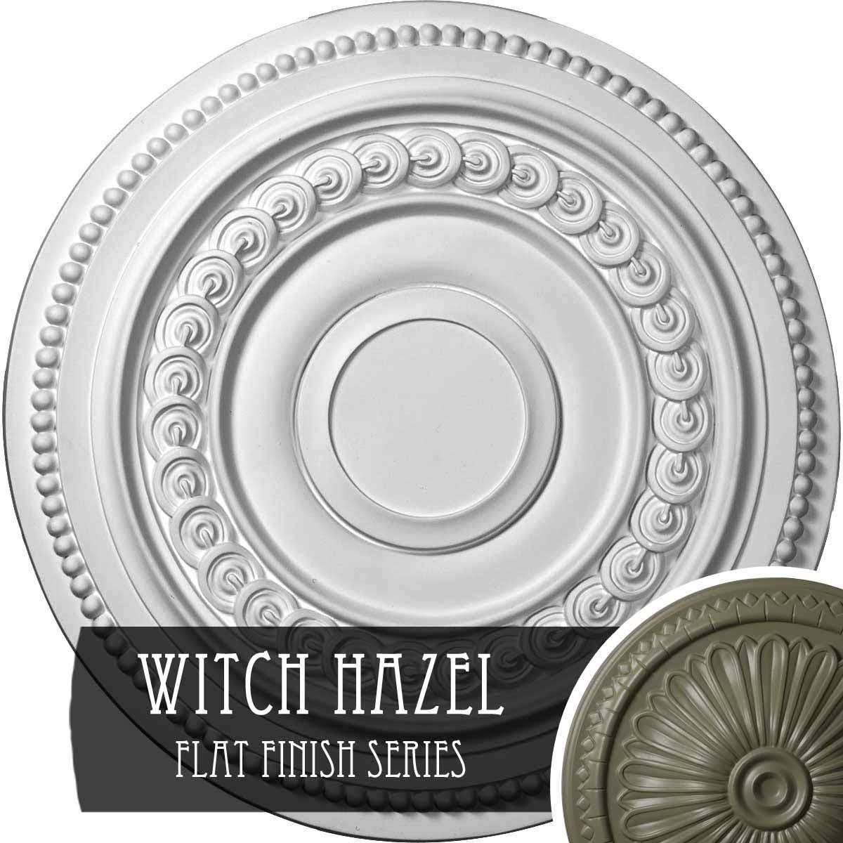 18x22OD x 1 1/4x22P Ceiling Medallion Hand-Painted I9482