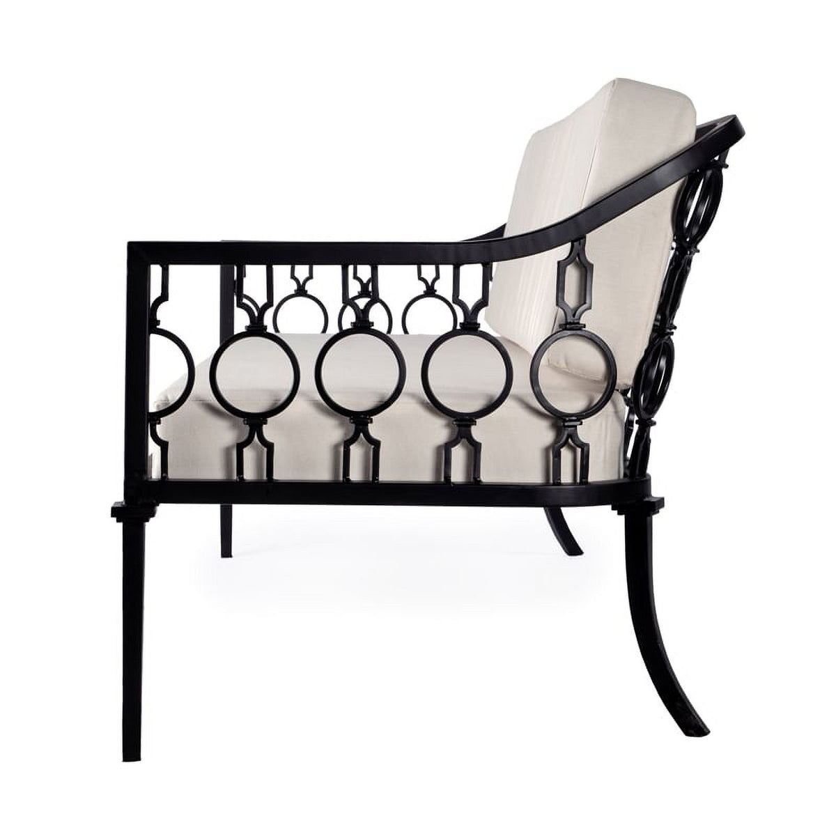 Black Outdoor Loveseat and Sofa 2-Piece Set Z6133