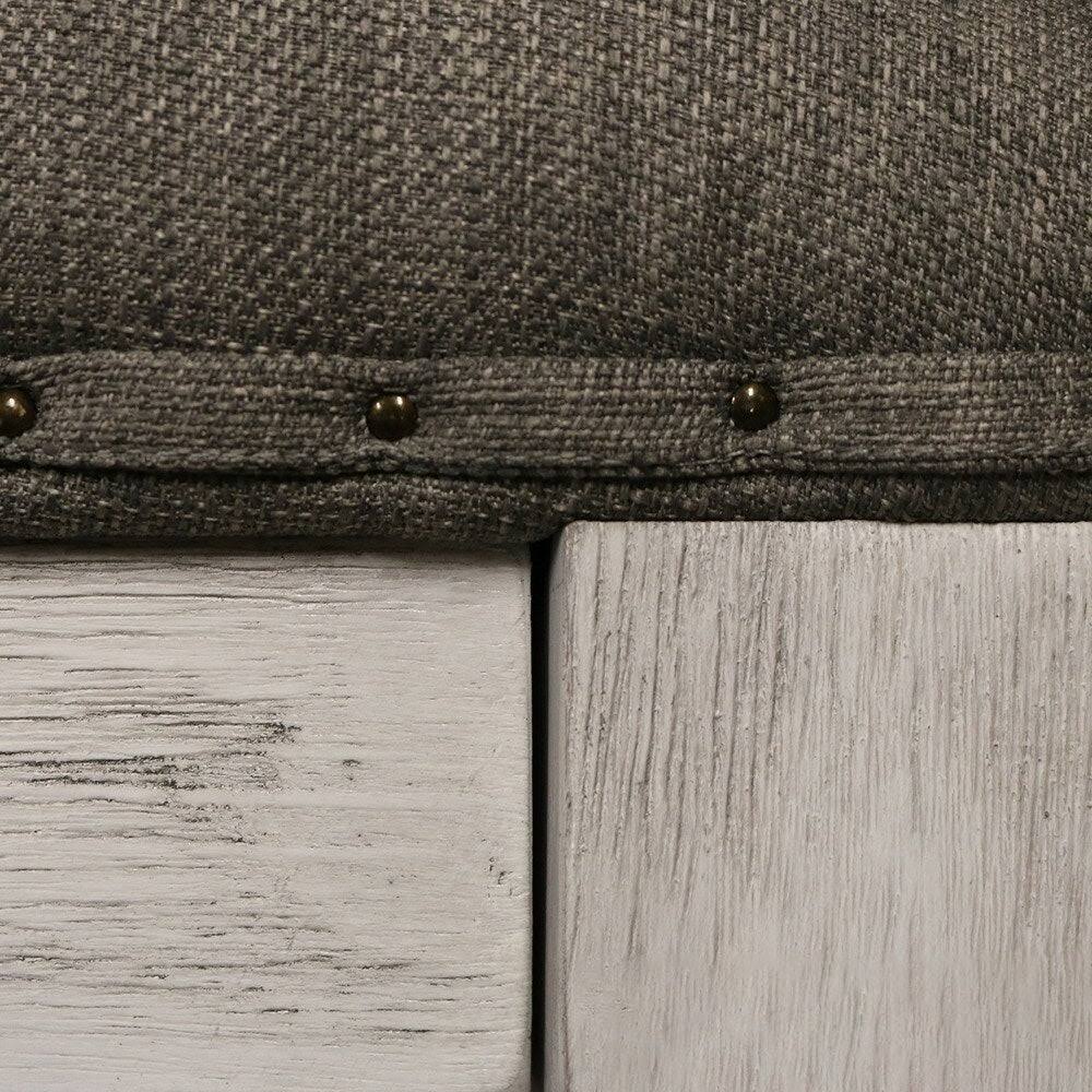 Tufted Textile Shelved Ottoman E82308