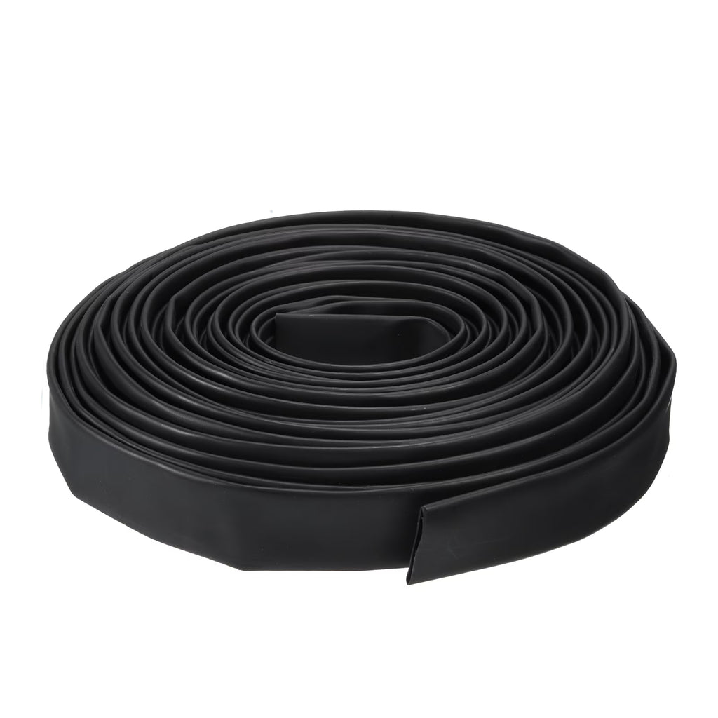 18mm Dia 50ft Black 4:1 Dual Wall Adhesive Lined Heat Shrink Tubing Y691