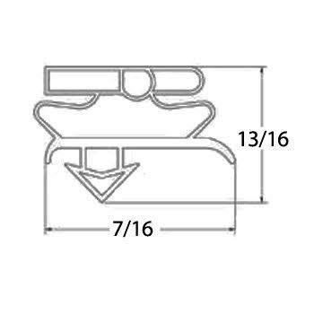 Door Gasket, 26-3/4 in. x 54-1/4 in. T753