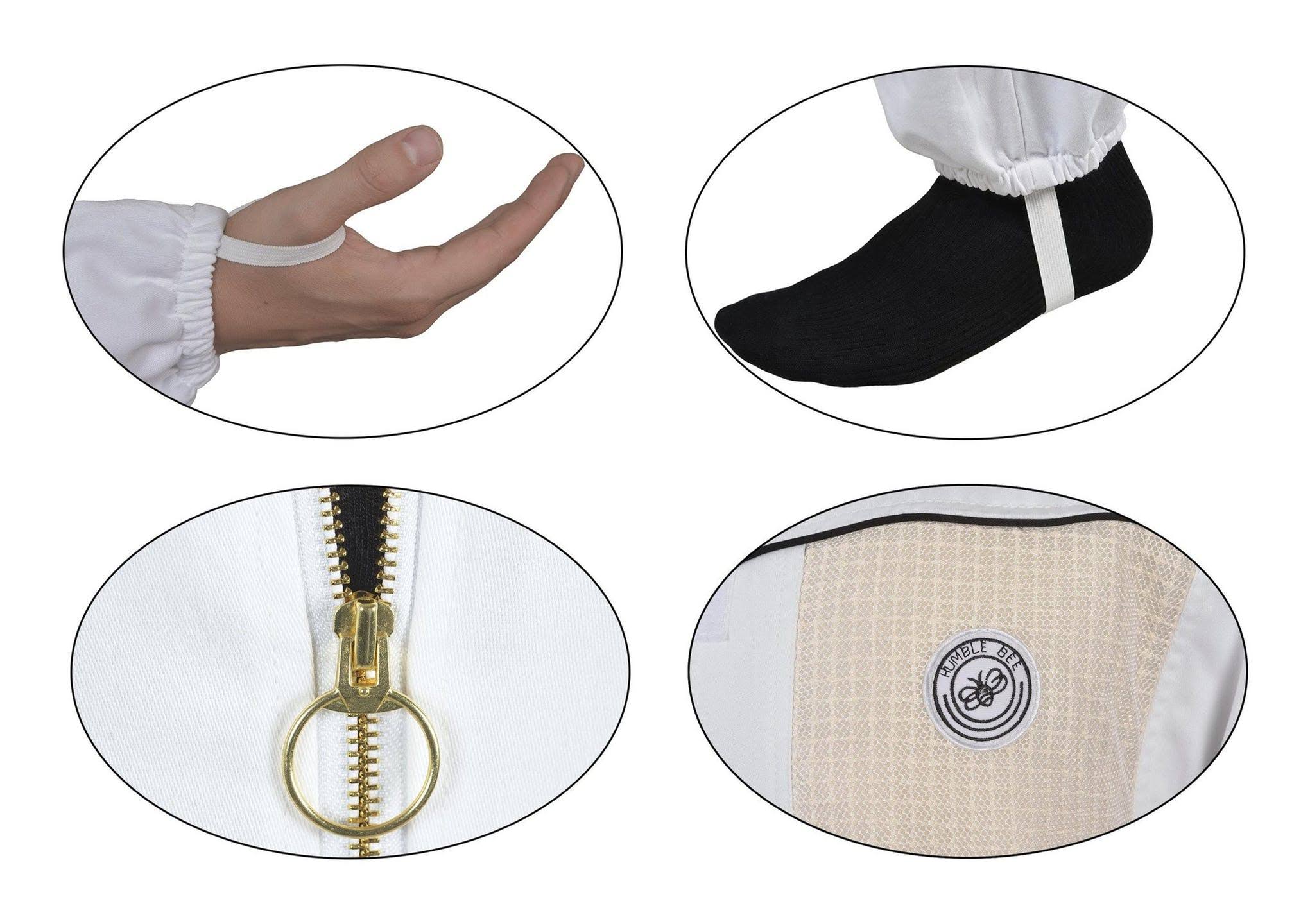Ventilated Beekeeping Suit with Square Veil (Medium) B315
