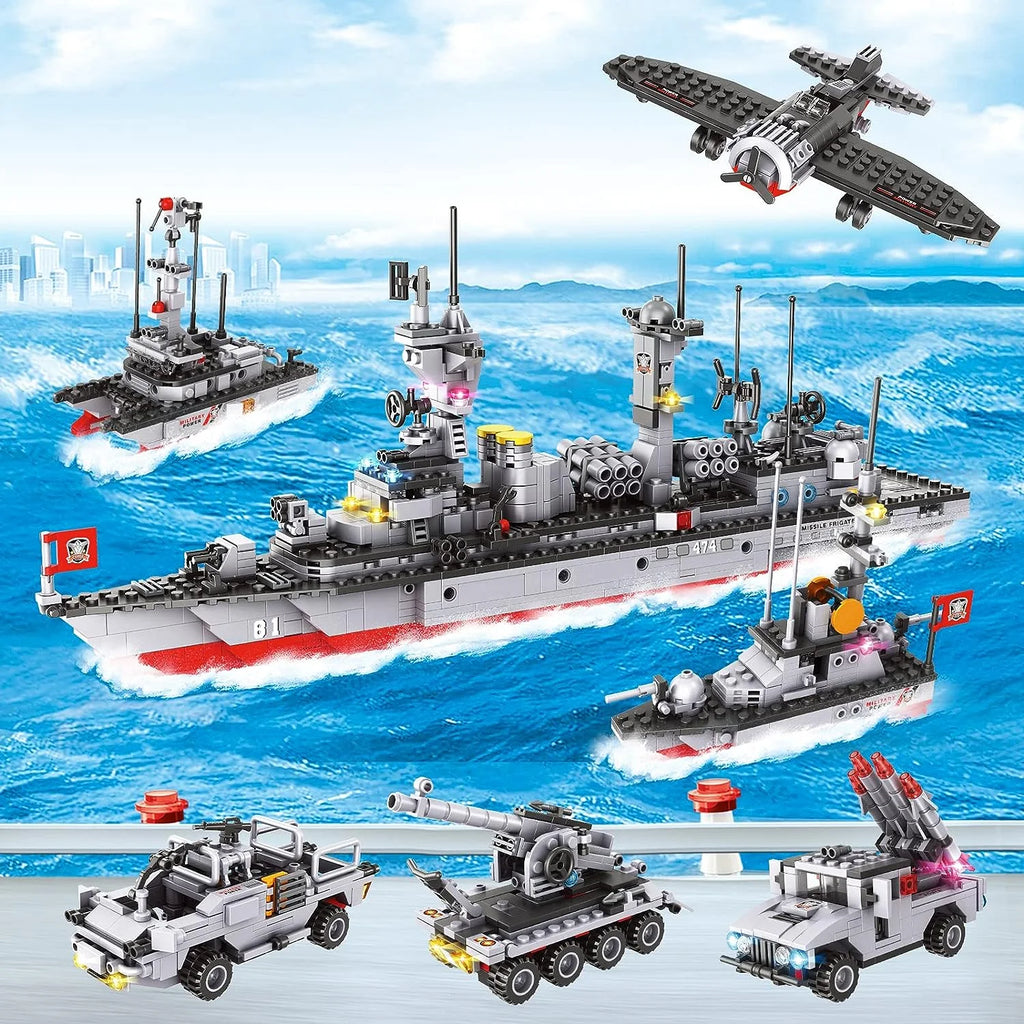 1296 Pieces Aircraft Carrier Building Block Set G51148