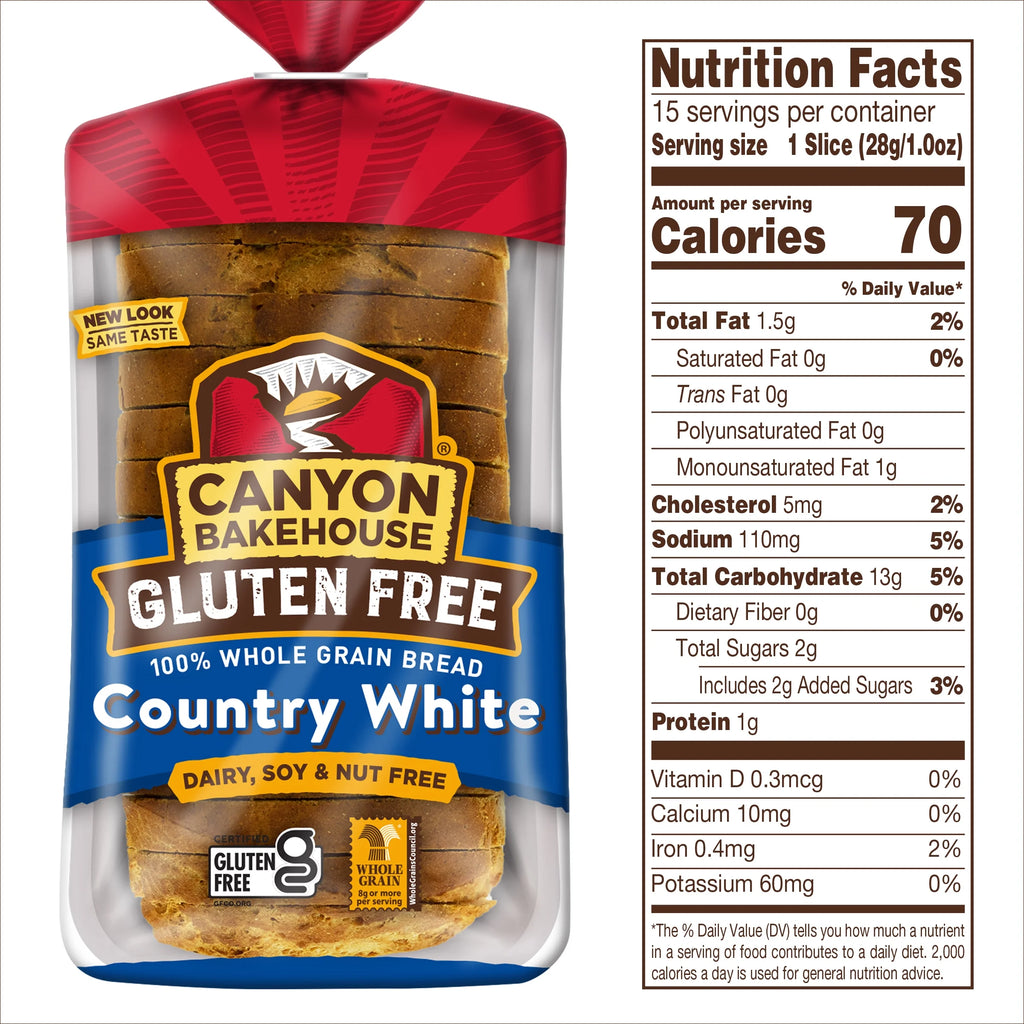 15z Gluten Free Country White Bread Pack Of 6 B745