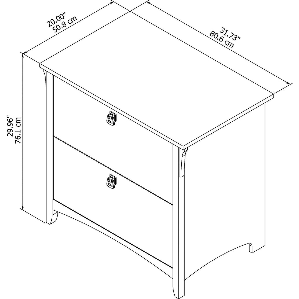 Lateral File Cabinet in Cape Cod Gray J404253