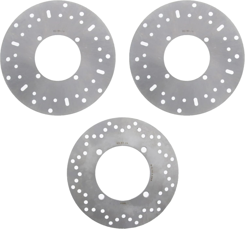 Front and Rear Brake Rotors Discs x3 P3506