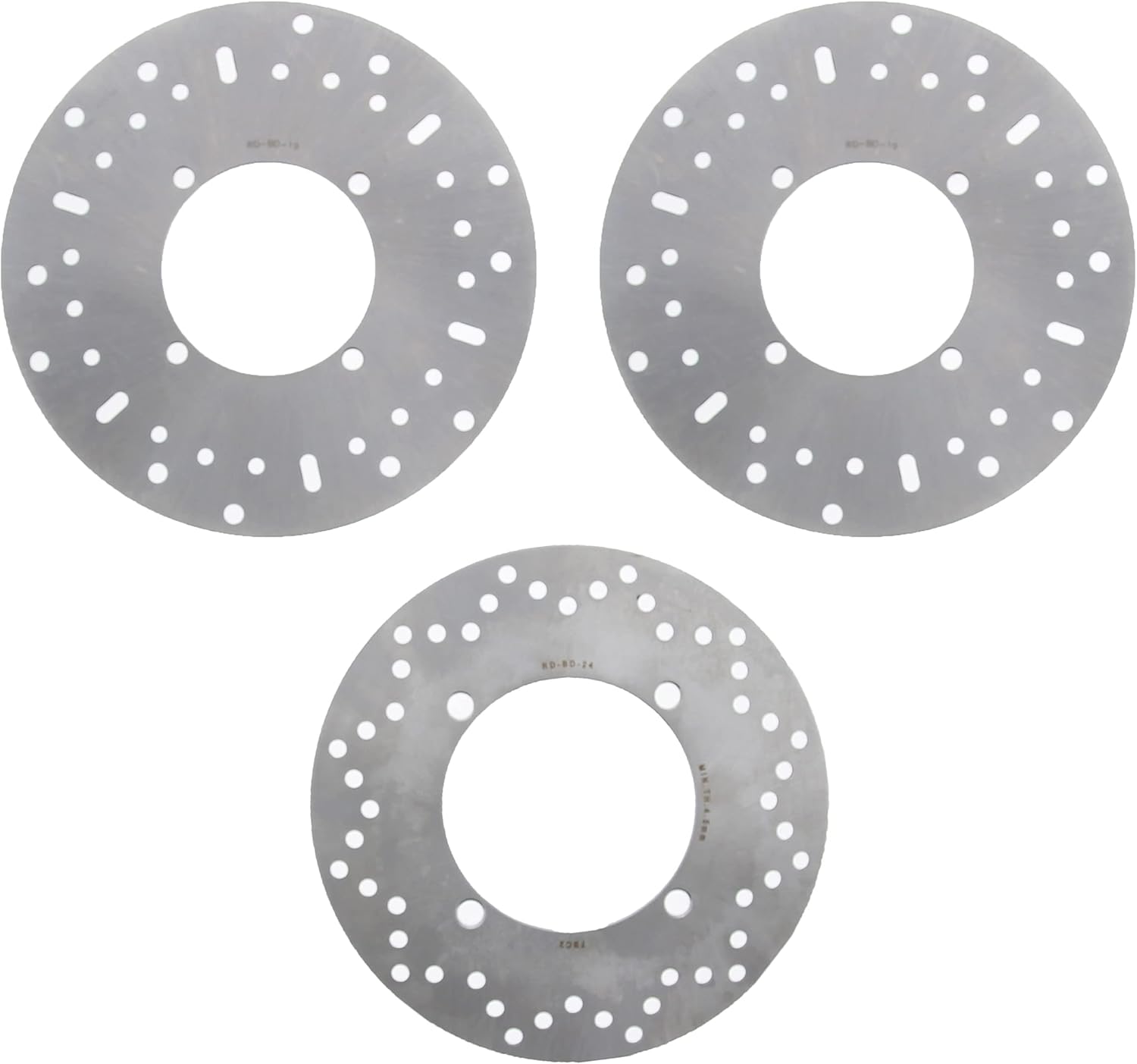 Front and Rear Brake Rotors Discs x3 P3506