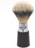 Walnut and Chrome Handle Shaving Brush, Pack of 2 X137412