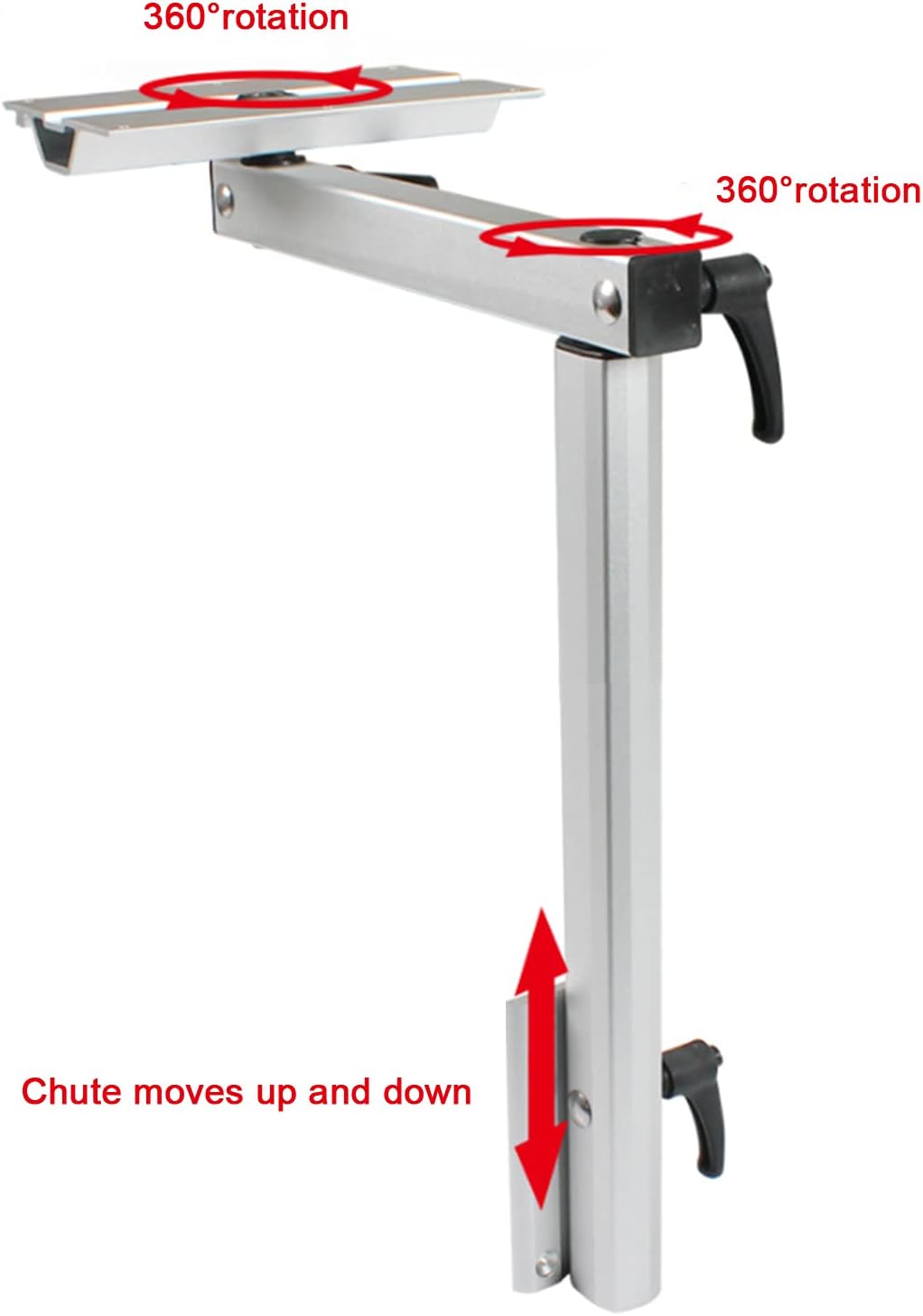 Removable Laptop Table Leg Bracket, 360 Degrees Rotatable Adjustable W62760