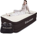 Queen Size Microfiber Air Mattress with Built-in Pump and Carry Bag I458