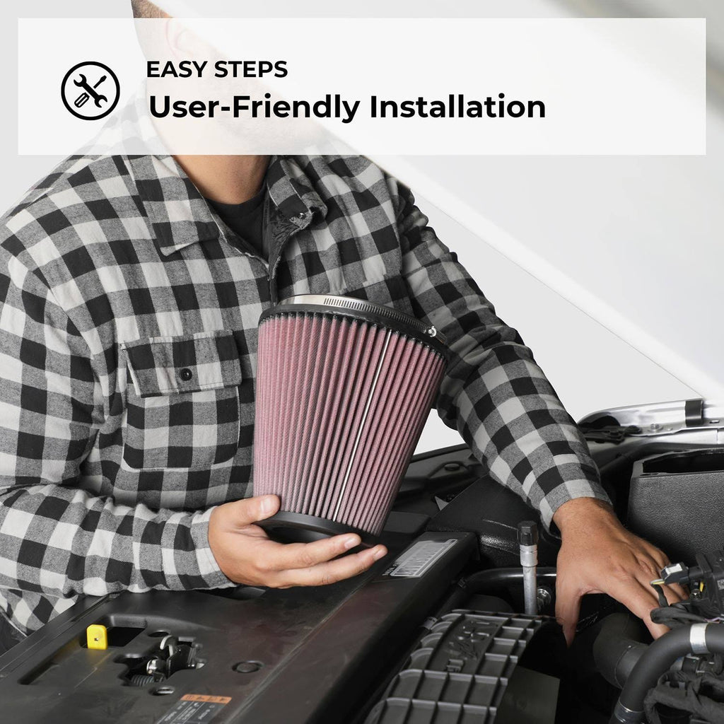 Red Universal Air Filter A9124