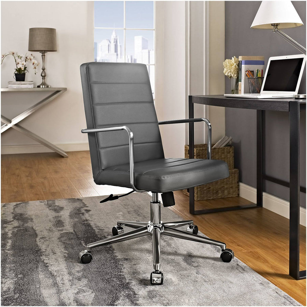 Gray Highback Office Chair D153